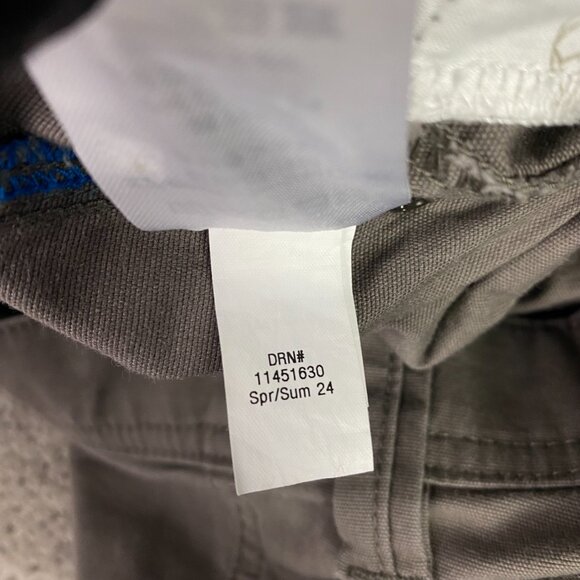 Eddie Bauer Rappel Canvas Pants Men's 34 x 32 Gray First Ascent Hiking Outdoor - Picture 11 of 16